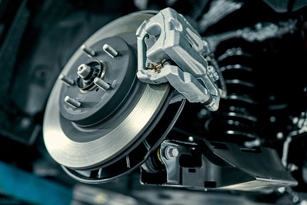 Up close brake rotor