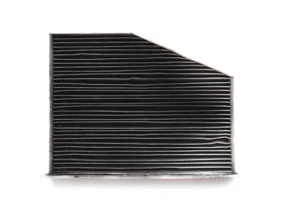 Cabin air filter on a white background